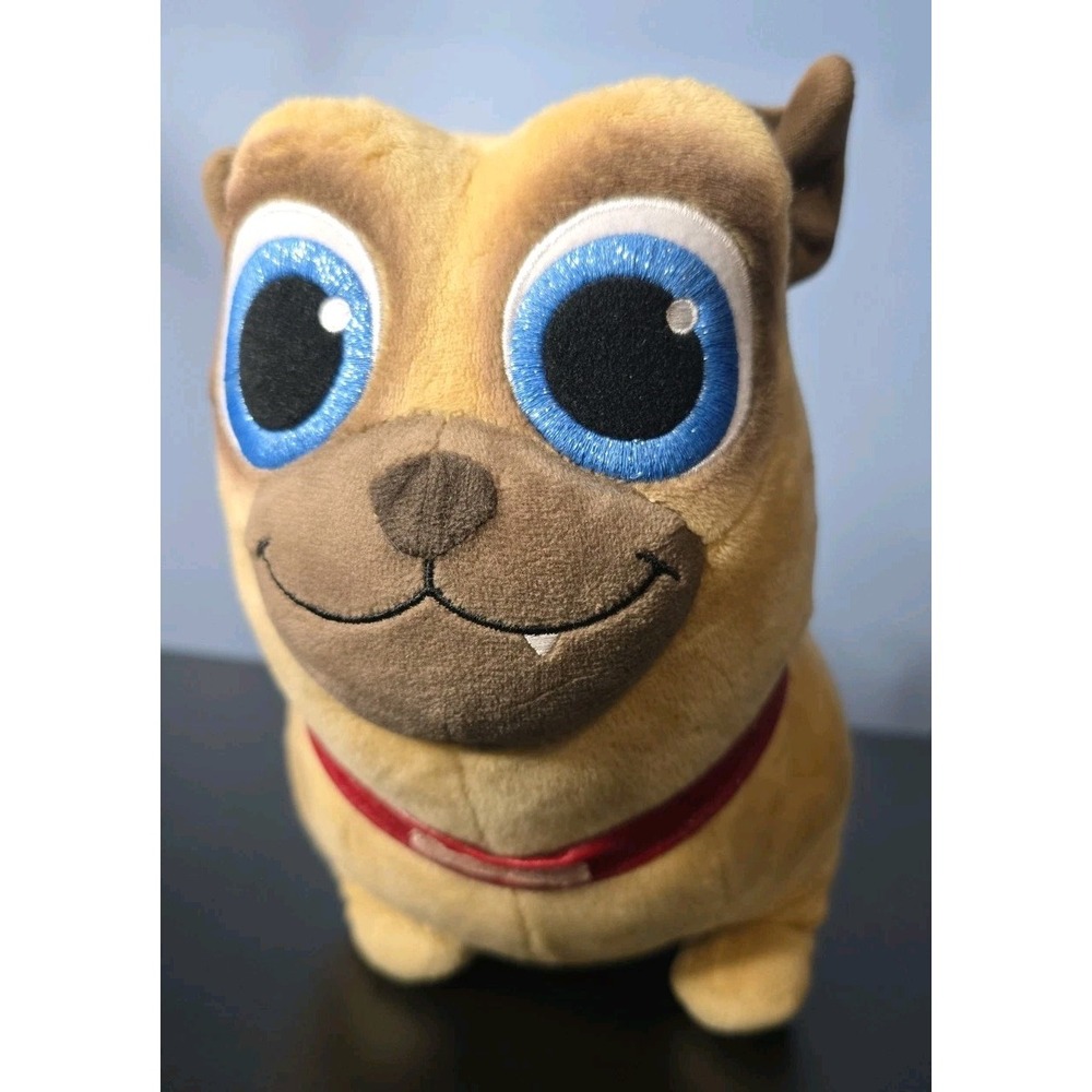 Disney Puppy Dog Pals Rolly Pug Plush 12" Disney Store Stuffed Animal Toy